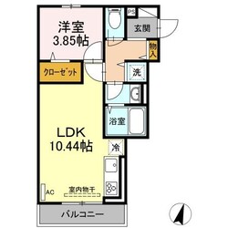 エクセリア若宮の物件間取画像